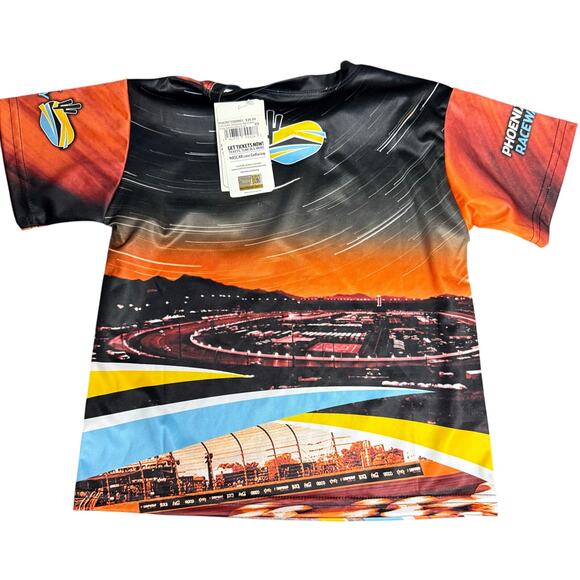 NASCAR Phoenix Raceway Sublimated Graphic Tee, Youth Size XS, NWT - Picture 2 of 4